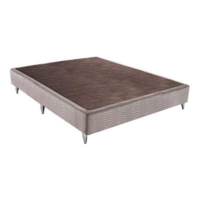 Base Sommier Casal 138x188x30 Camurça Bege -  Ortobom