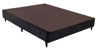 Base Sommier Casal 138x188x30 Camurca Preto - Ortobom