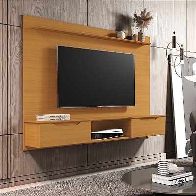 Painel até 65″ Studio Cedro 1.60m  - EDN Móveis