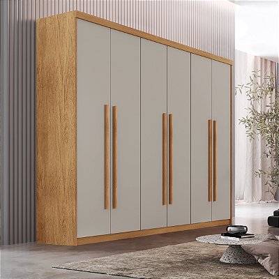 Roupeiro Hawaí 06P02G. 1.80m  100% MDF - Rufato