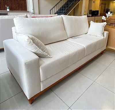 Sofá Grécia 2.12m Espuma D28 e Molas Espirais - Aifos