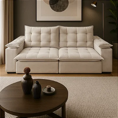 Retrátil e Reclinável City 2.90m D28 Soft - MR Decor