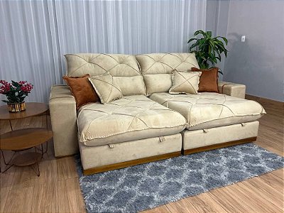 Retrátil e Reclinável Pleno 2.10m D33 Molas Ensacadas