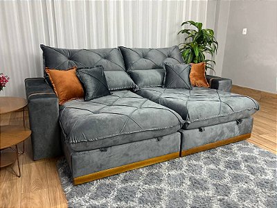 Retrátil e Reclinável Pleno 2.30m D33 Molas Ensacadas