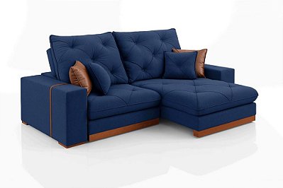 Retrátil e Reclinável Geribá 2.30m D28 Molas Espirais - Idealle