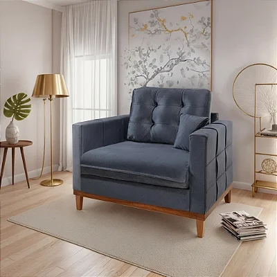 Poltrona Califórnia com Almofada Solta