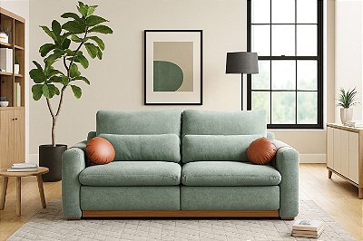 Sofá Cama King 2.10m Molas Ensacadas - Arca Estofados