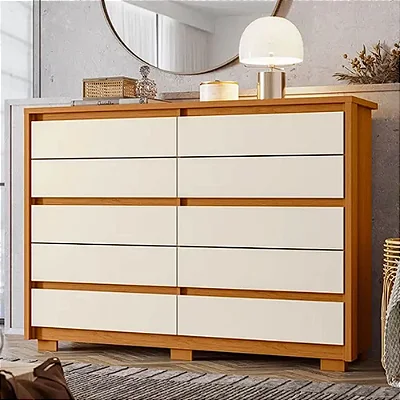 Cômoda Duetto 10 Gavetas Albatroz