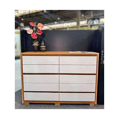 Cômoda Duetto 10 Gavetas Albatroz