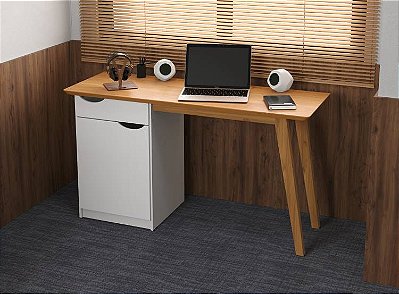 Escrivaninha Prism 1P1G 1.36m - Patrimar