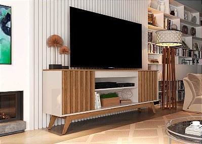 Rack Malibu Wood 160m Tv 60 - Giga Móveis