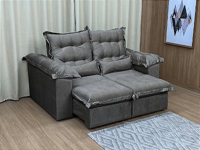 Retrátil Reclinável 2,00m Florença Plus Espuma D28 Soft