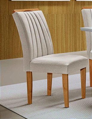 Caixa com 2 Cadeiras Marselha 100% MDF Cinamomo Veludo Suede - Cel Móveis