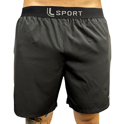 Short para Corrida Masculino LSport AM Fit Confort 76465 - Preto - Lupo