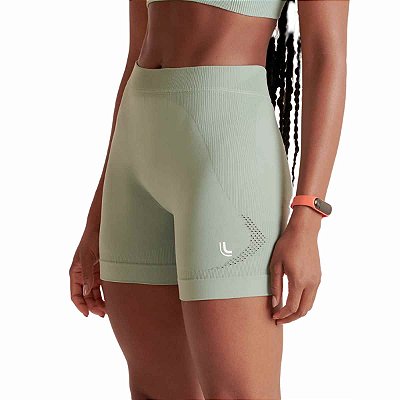 Short Attack Sem Costura Academia - 71144 Verde Fresh - Lupo Sport