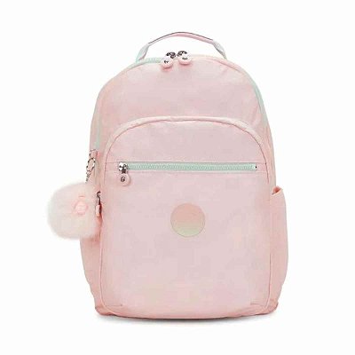 Mochila Kipling Seoul College - Blush Metalic
