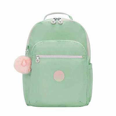 Mochila Kipling Seoul - Soft Green Met