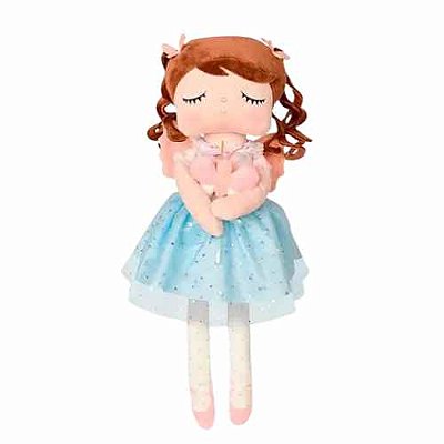 Boneca Metoo Com Caixa Angela Fada Hapiness Maya 49cm
