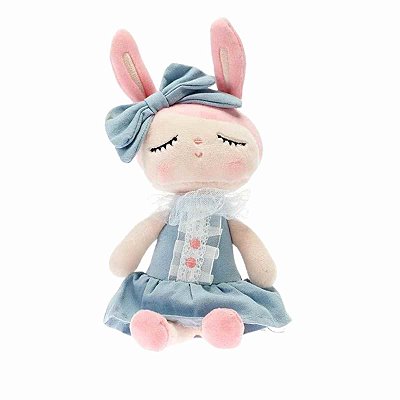 Boneca Metoo Mini Angela Liz Azul 20cm