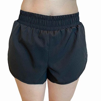 Short Feminino Duplo Running Corridas Esportes Com Bolso - Lupo