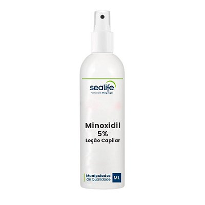 Minoxidil 5%, em Loção Capilar - Anti-queda e revitalizadora dos folículos capilares
