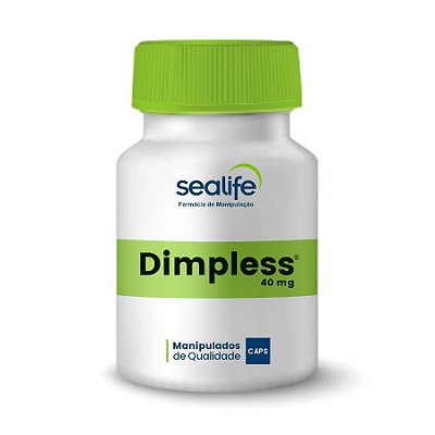 Dimpless® 40mg - Reduz o acúmulo de gordura e o aspecto da celulite