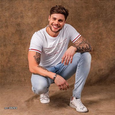 Camiseta gola O street wear