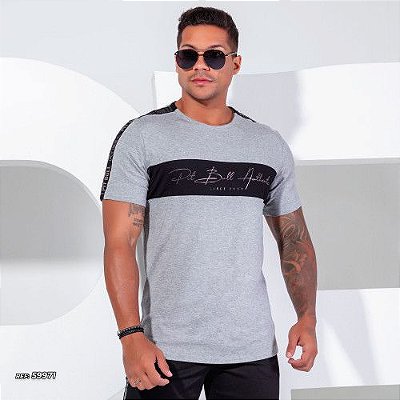 Camiseta gola O masculina