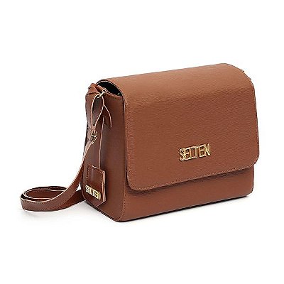 BOLSA FEMININA LATERAL COM TAMPA COLEÇÃO NOVA SELTEN