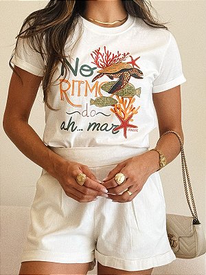 t-shirt new - Ritimo do ah mar