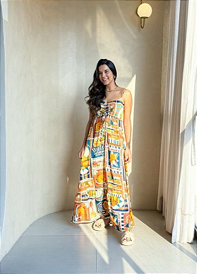 Vestido Bahamas- Feira chic