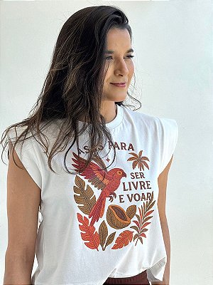 t-shirt millenium- Livre e voar