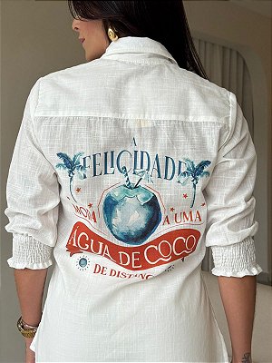 Chemise Mafeh- Água de coco