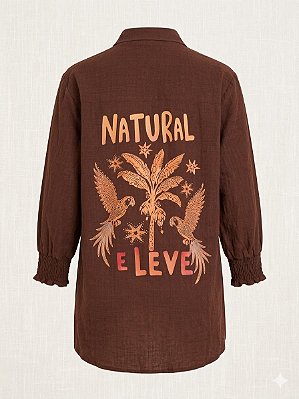 Chemise Mafeh - Natural e Leve