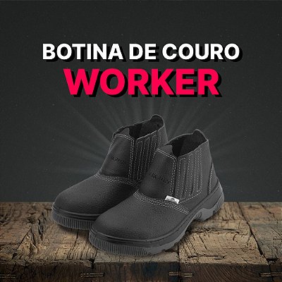 BOTINA RASPA BI ELASTICO BIQ ACO - nº 38 - WORKER