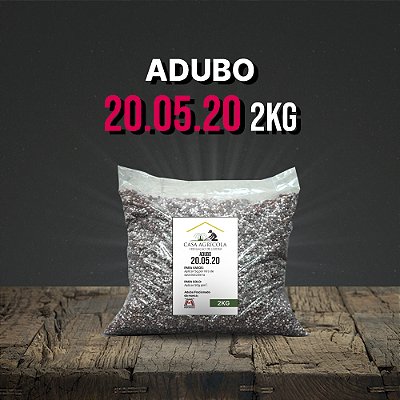 Adubo 20.05.20 2kg - Ideal para Frutificação