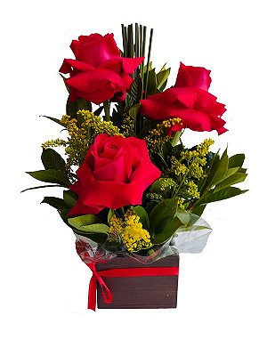 Trio com Rosas Colombianas