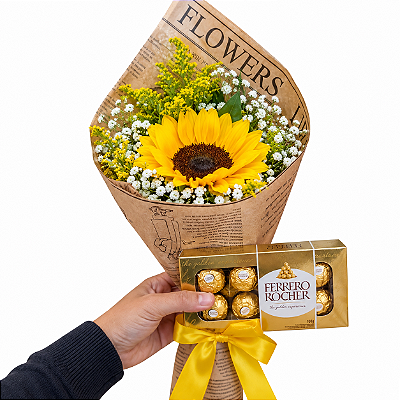 Mimo de Girassol e Ferrero Rocher