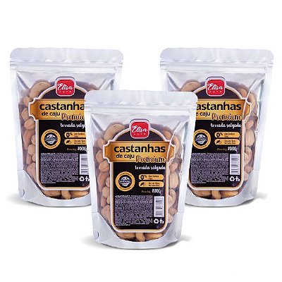 Combo c/3 Castanha de Caju Premium - 200g