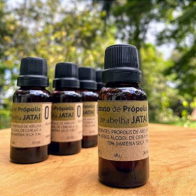 EXTRATO DE PRÓPOLIS DE ABELHA NATIVA JATAÍ