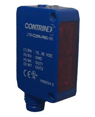 LTR-C23PA-PMS-101 SENSOR FOTOELÉTRICO DIFUSO QUADRADO 1500MM NPN M8 4P CONTRINEX