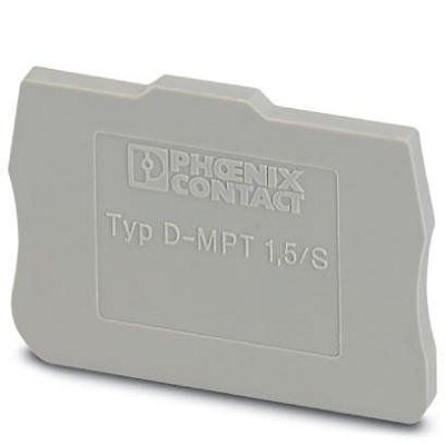 D-MPT 1,5/S TAMPA TERMINAL PARA BORNE CONECTOR DE PASSAGEM 3248120 PHOENIX CONTACT