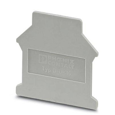 D-UK 16 TAMPA TERMINAL PARA BORNE CONECTOR DE PASSAGEM 3006027 PHOENIX CONTACT