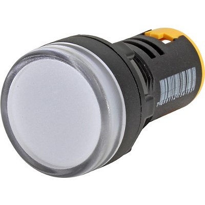 L20-AR7-WP SINALEIRO LED 22MM 24VCC/VCA BRANCO I25434 METALTEX