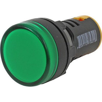 L20-AR7-GP SINALEIRO LED 22MM 24VCC/VCA VERDE I25437 METALTEX