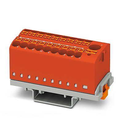 PTFIX 6/18X2,5-NS35 RD BLOCO DE DISTRIBUIÇÃO CONEXÃO PUSH-IN VERMELHO 3273114 PHOENIX CONTACT