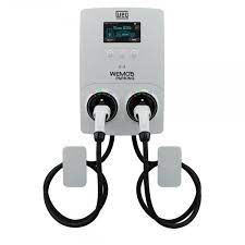 ESTAÇÃO WEMOB-P-046-W-E-4G-R-H-2T2 2X ATÉ 23 KW COM 2 CABOS 5M IP55 TELA LCD 15361450 WEG