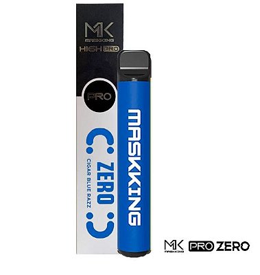 MK - BLUE RAZZ - ZERO NICOTINA - MASKKING HIGH PRO ZERO NICOTINA - DESCARTAVEL - 1000 PUFFS