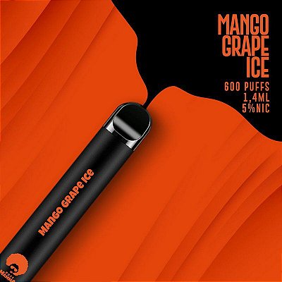 POD DESCARTAVEL PUFF MAMMA FIX - MANGO GRAPE ICE - 600 TRAGADAS