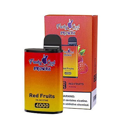 FRESKY-COOL PROMAX  DESCARTAVEL - RED FRUITS - 4000 PUFFS - BATERIA RECARREGAVEL